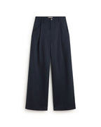 Pantalon Large À Pinces Molly - Bleu