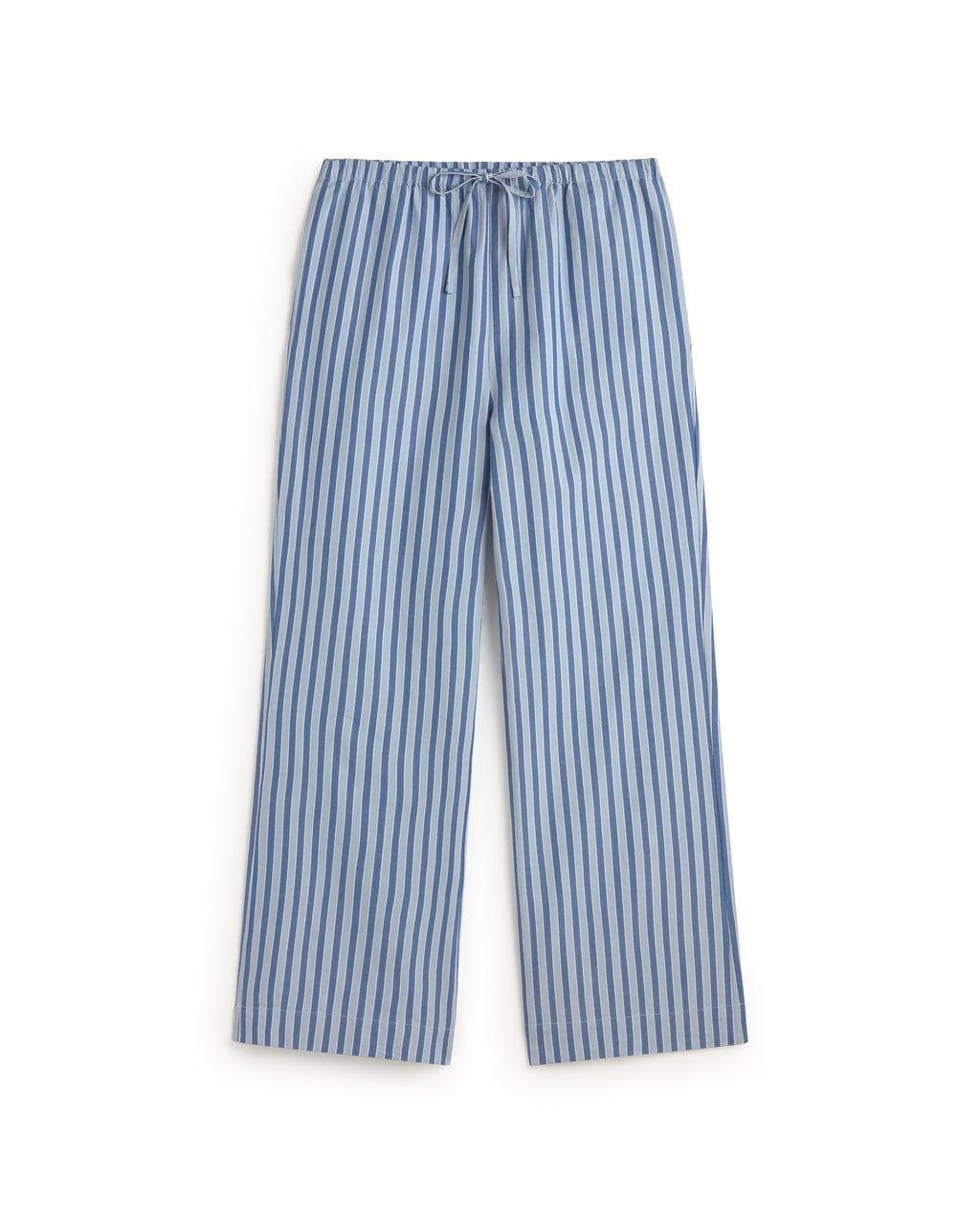 Pantalón relaxed rayas azul Brigitte sostenible silueta - 1