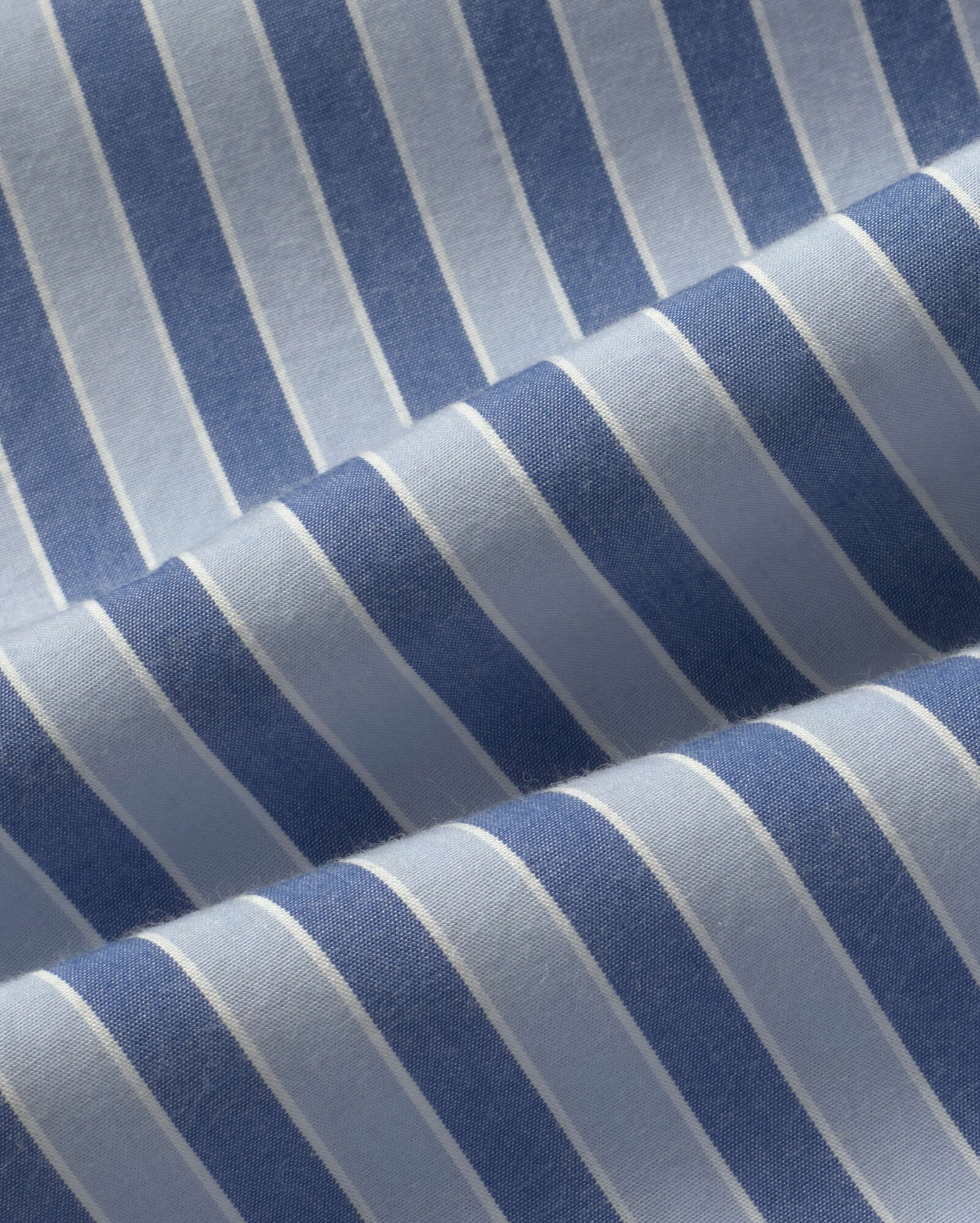 Pantalón relaxed rayas azul Brigitte sostenible silueta - 2
