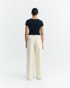 Pantalón wide leg bordado a mano Hedda sostenible - 4