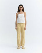 Pantalón tiro bajo rayas amarillo Kettan -  sostenible - 1.1