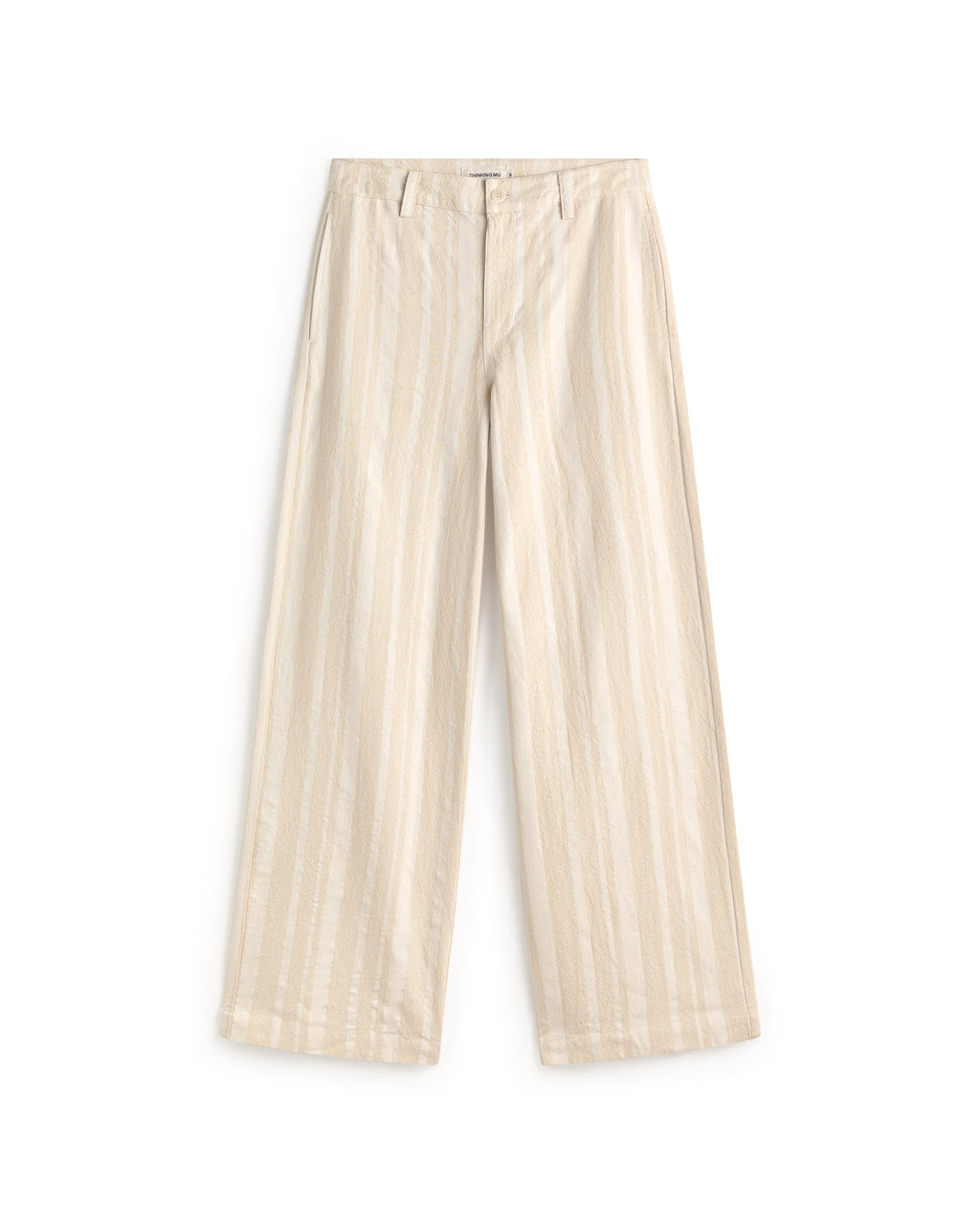Pantalón recto rayas Serena sostenible silueta - 1