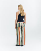 Pantalón recto estampado rayas multicolor Serena sostenible - 3
