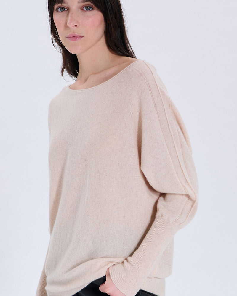 Pull Penseeboat beige chine_2