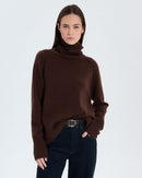 Pull Nefeli chocolat en cachemire_2