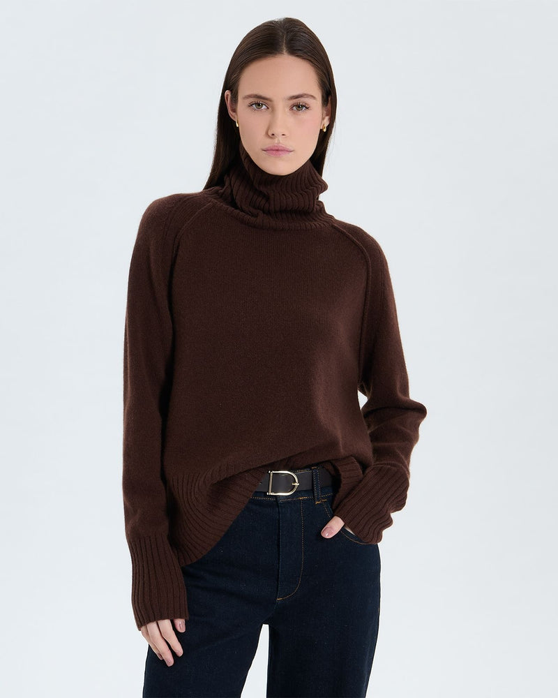 Pull Nefeli chocolat en cachemire_2