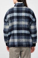 Chaqueta de cuadros con forro de sherpa - Breeze Plaid - Mujer