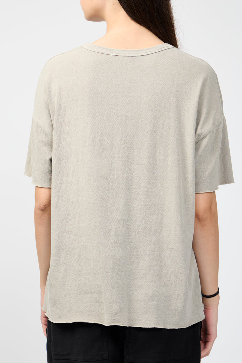 Relaxed-Fit Jersey T-Shirt With Pocket - Pigment Ficelle - Women