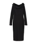 Robe En Jersey Recyclé - Noir - Femme