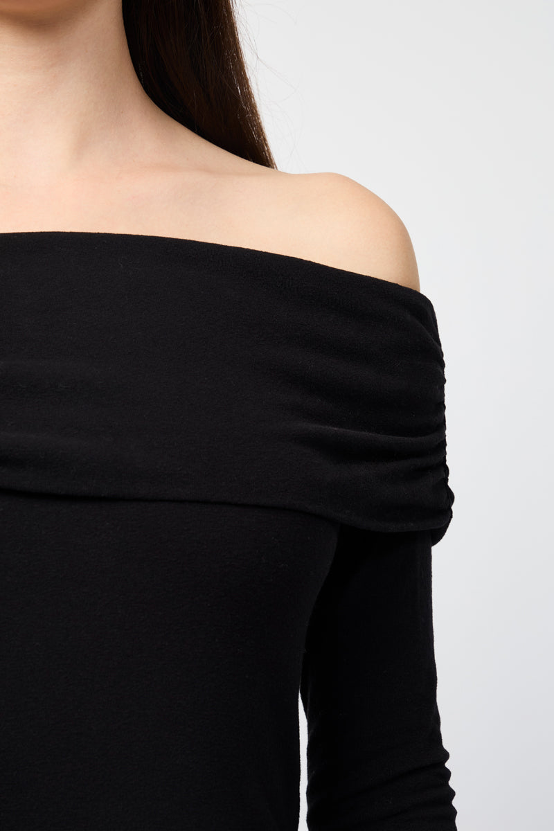 Robe En Jersey Recyclé - Noir - Femme
