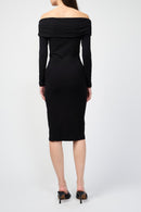 Robe En Jersey Recyclé - Noir - Femme