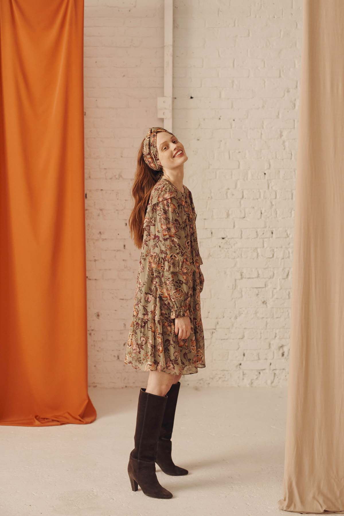 Ottela Dress - Tropical Khaki - Women