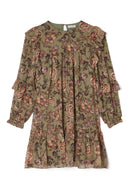Robe Ottela - Tropical Kaki - Femme