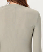 Ribbed V-Neck Dress - Silt - Women