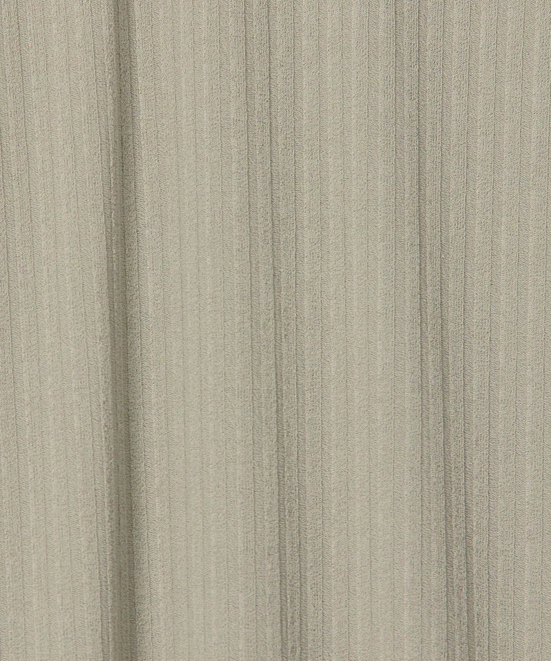 Vestido canalé escote pico - Limo - Mujer