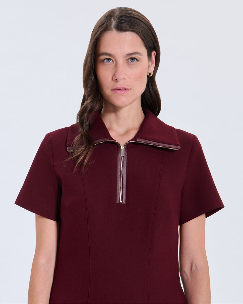 Robe Rinda grenat_2