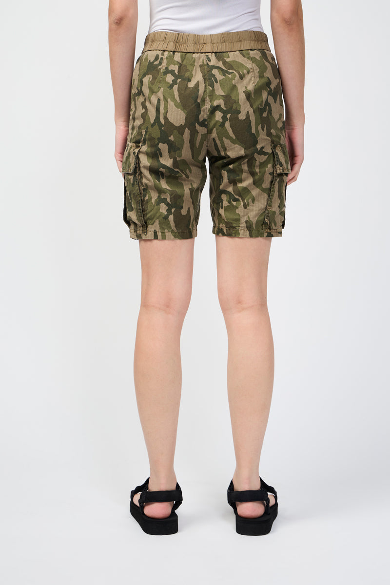 Short Cargo Camuflaje Rip Stop - Grès - Mujer