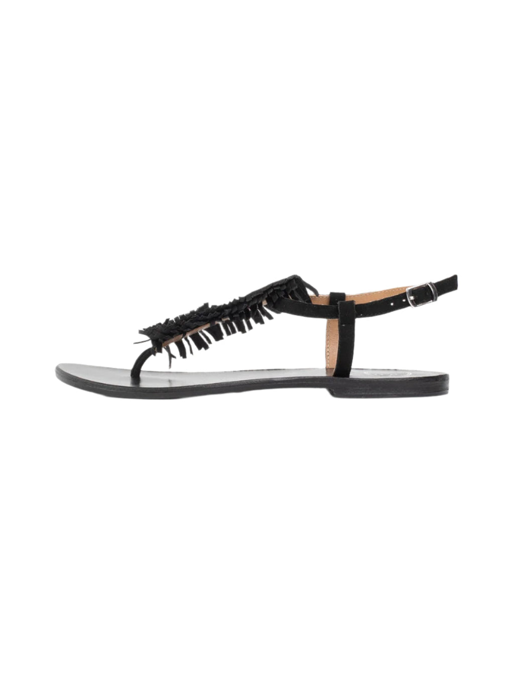 White Sun - Sandalias Hydatina - Ante de cabra negro - Negro