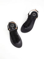 White Sun - Sandalias Hydatina - Ante de cabra negro - Negro