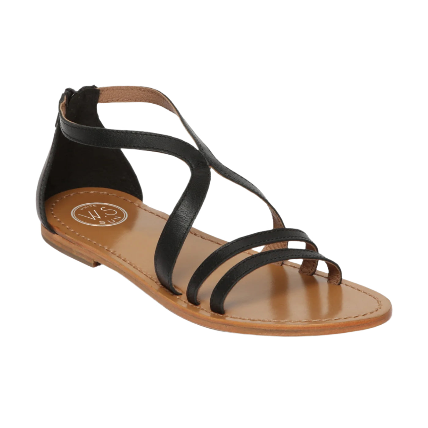 White Sun - Sandalias Felderi - Goat Black - Negras