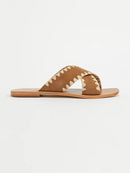 Mules Marni - Camel y beige