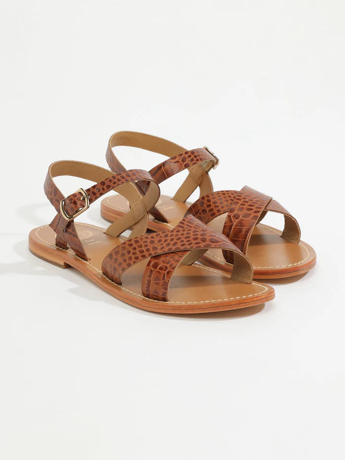 Sandalias Eneya - Camel Croco