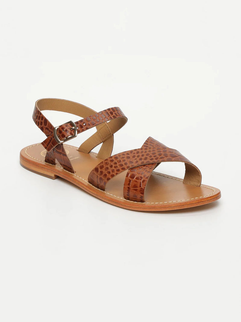 Sandalias Eneya - Camel Croco