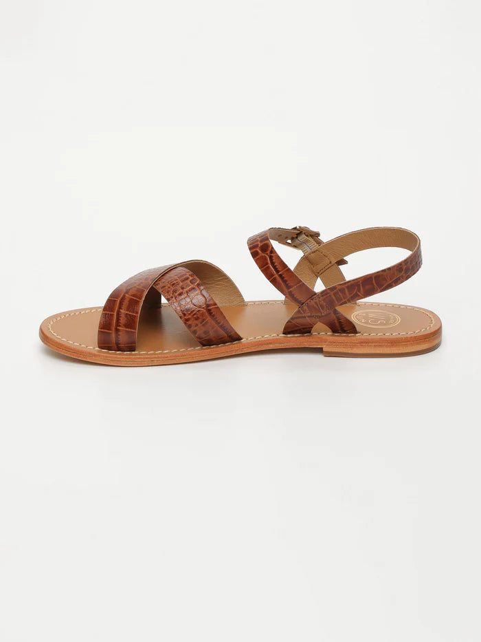 Sandalias Eneya - Camel Croco