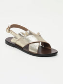 Sandalias Lilly - Oro Crackle