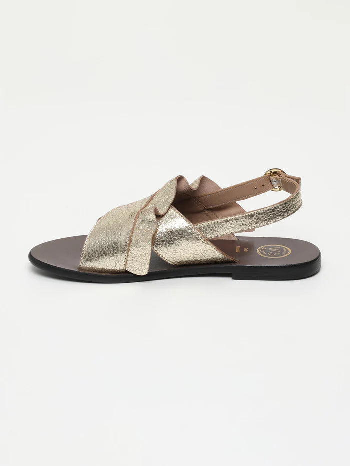 Sandalias Lilly - Oro Crackle