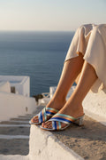 Sandales Wesley - Silver+Electricblue+Orange+Green