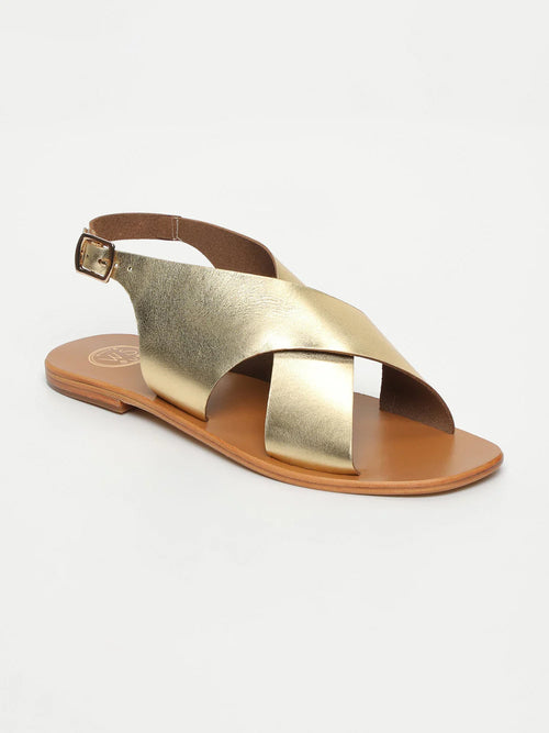 Sandalias Mawalter - Oro oscuro