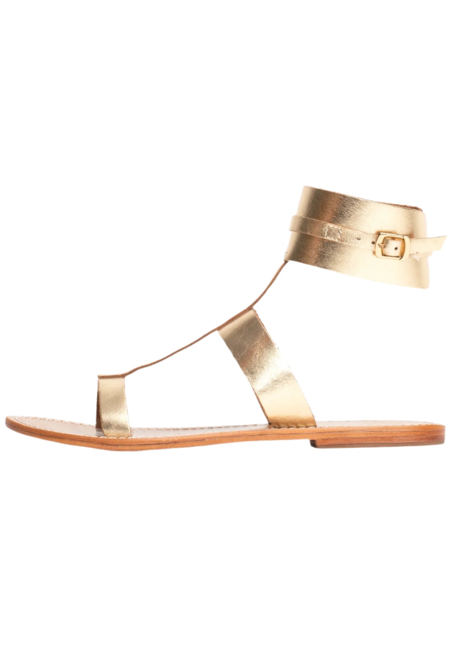 White Sun - Sandalias Barcari - Buff Dark Gold - Dark Gold