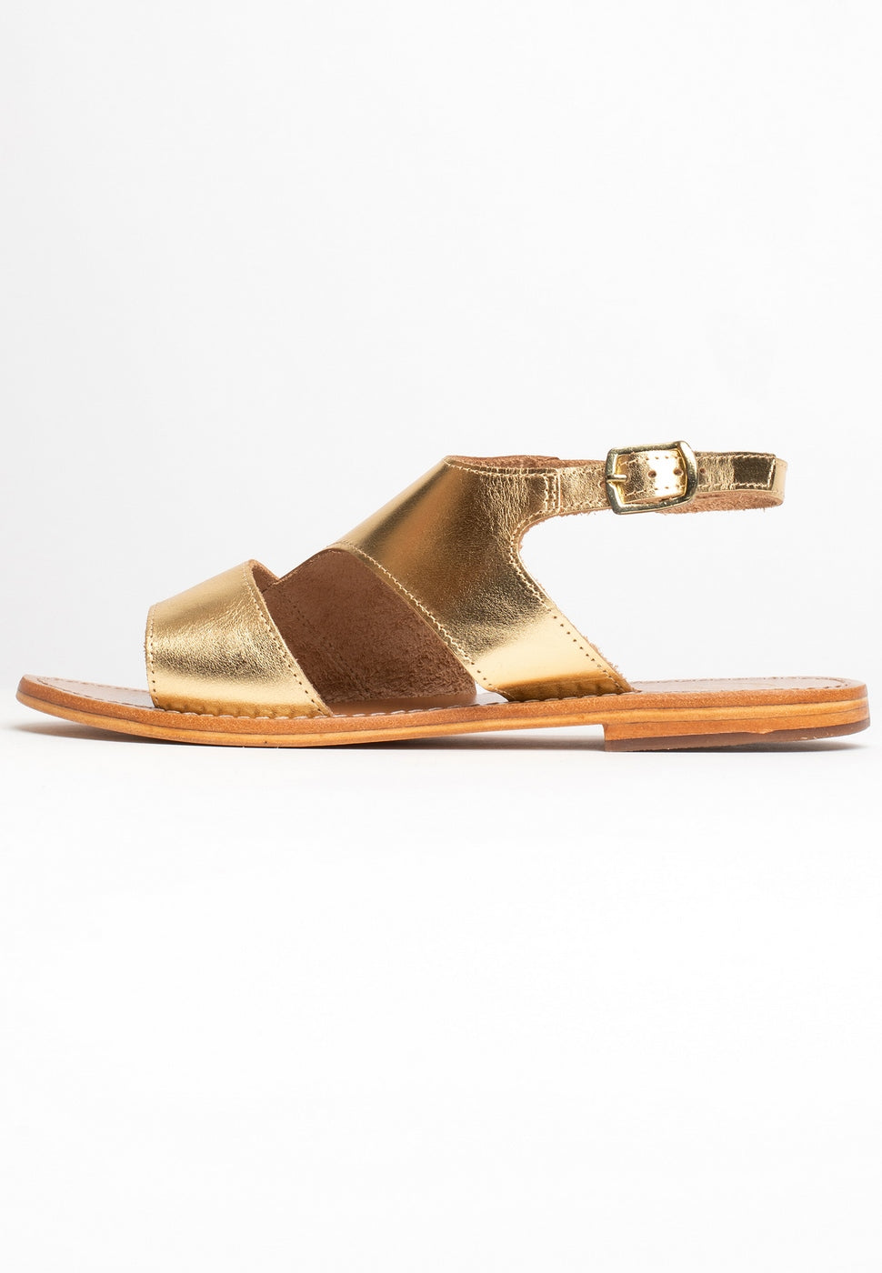 White Sun - Feijoa Sandals - Buff Dark Gold - Dark Gold