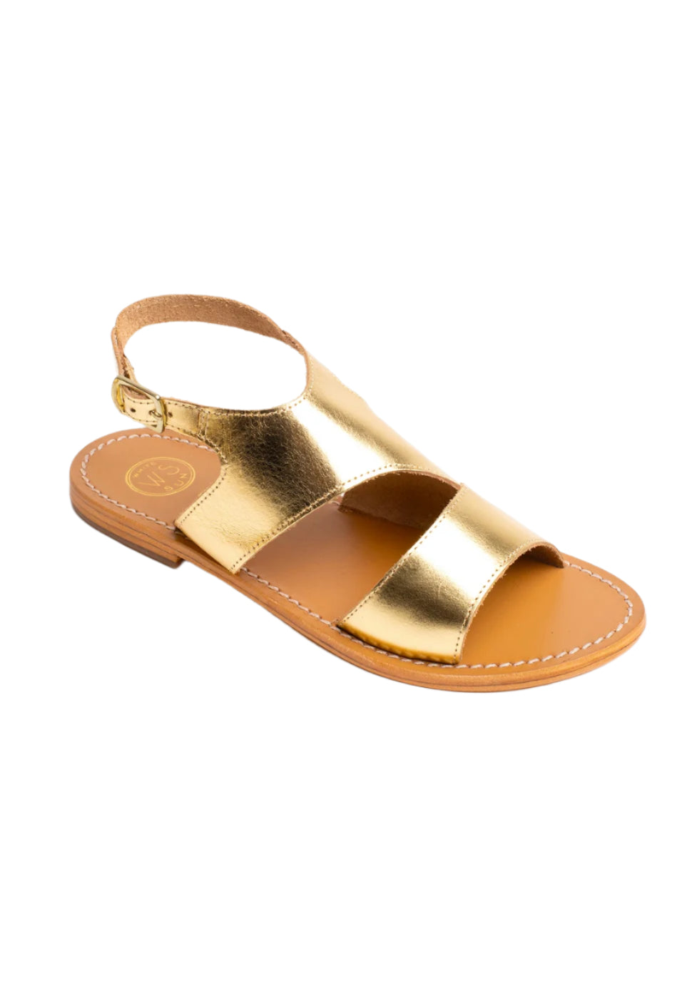 White Sun - Feijoa Sandals - Buff Dark Gold - Dark Gold
