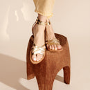 White Sun - Sandales Montgomery - Dark Gold Buff - Dark Gold