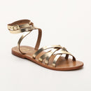 White Sun - Sandales Montgomery - Dark Gold Buff - Dark Gold