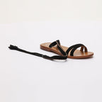 White Sun - Sandals Mora - Black - Women