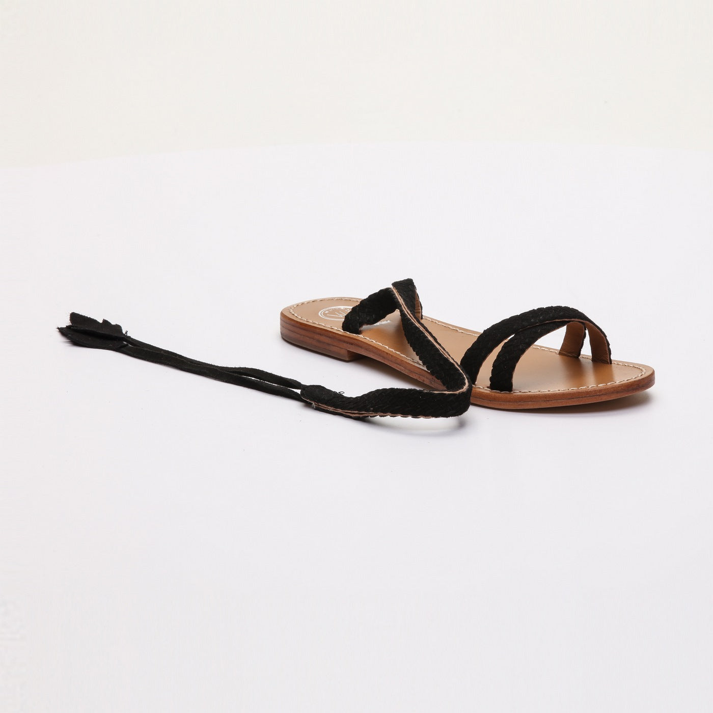 White Sun - Sandals Mora - Black - Women
