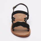 Bacis Sandals - Black+Gold