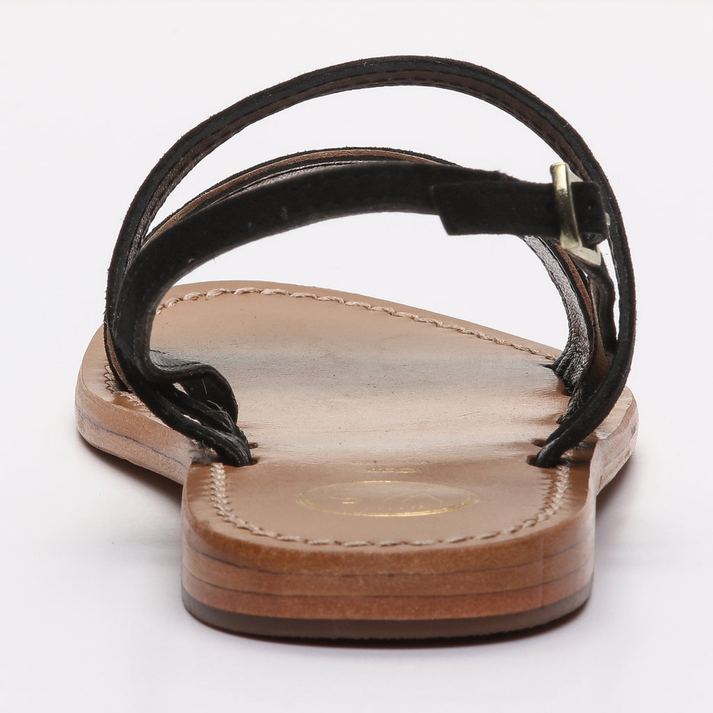 Bacis Sandals - Black+Gold
