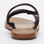 Bacis Sandals - Black+Gold