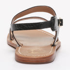 Sandalias Sawan - Croco Negro