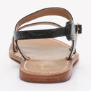 Sandalias Sawan - Croco Negro