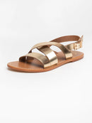 Marney Sandals - Dark Gold