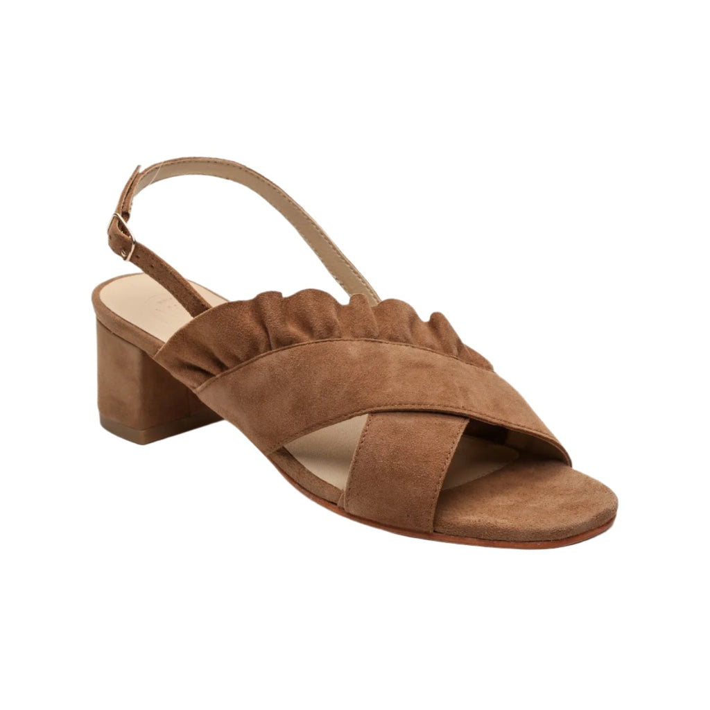 White Sun - Bena Heeled Sandals - Brown