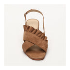 White Sun - Bena Heeled Sandals - Brown