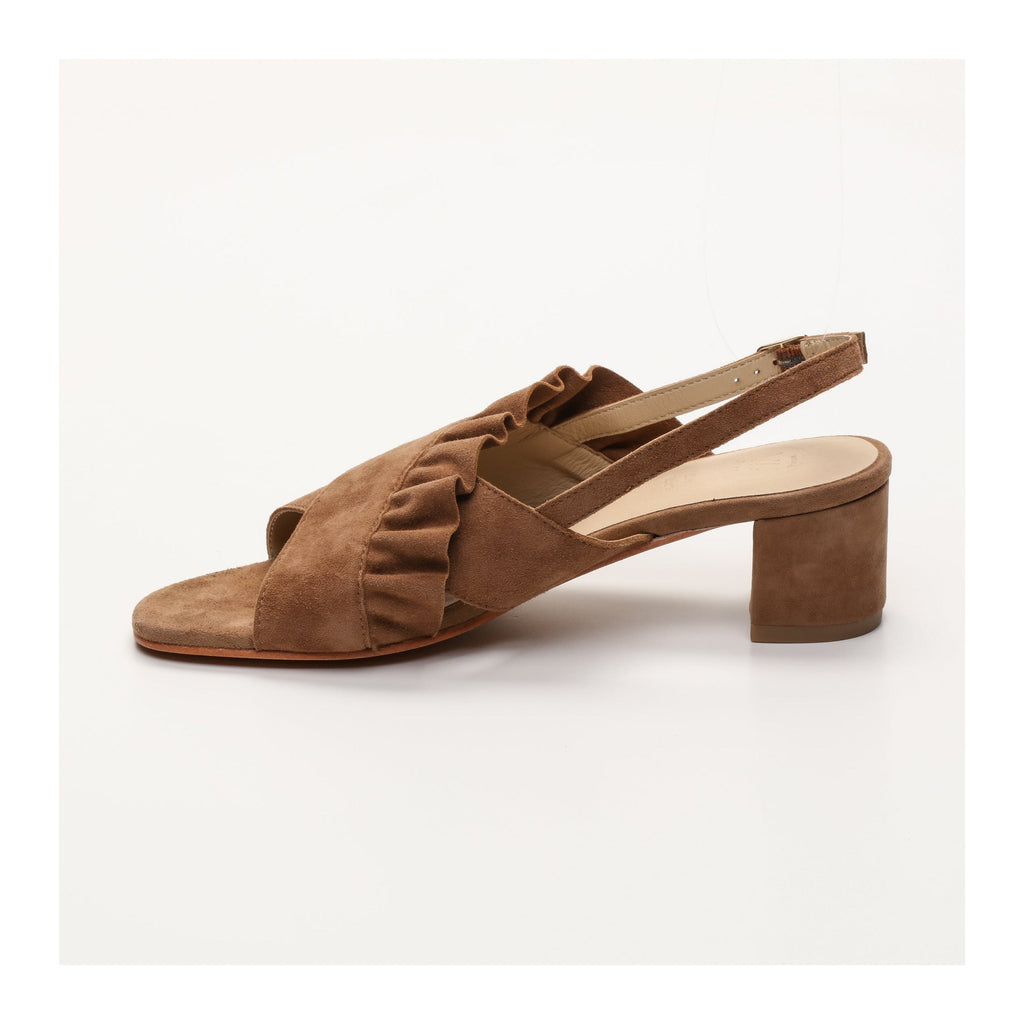 White Sun - Bena Heeled Sandals - Brown