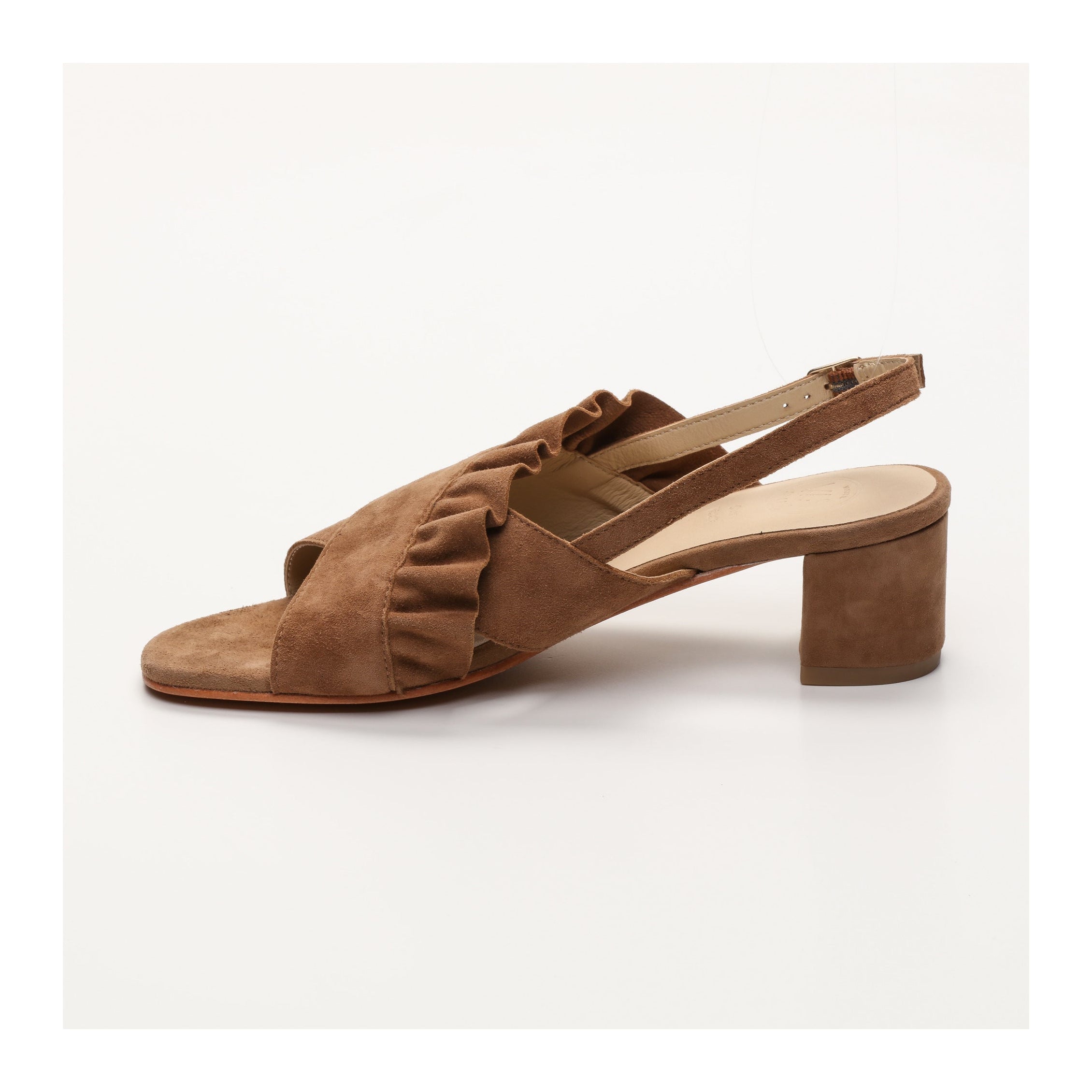 White Sun - Bena Heeled Sandals - Brown