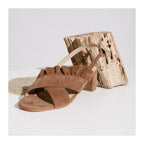 White Sun - Bena Heeled Sandals - Brown
